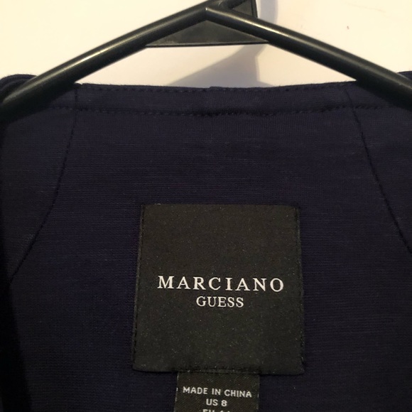 Marciano inside jacket. Navy blue. Size 8 = large - Picture 2 of 3
